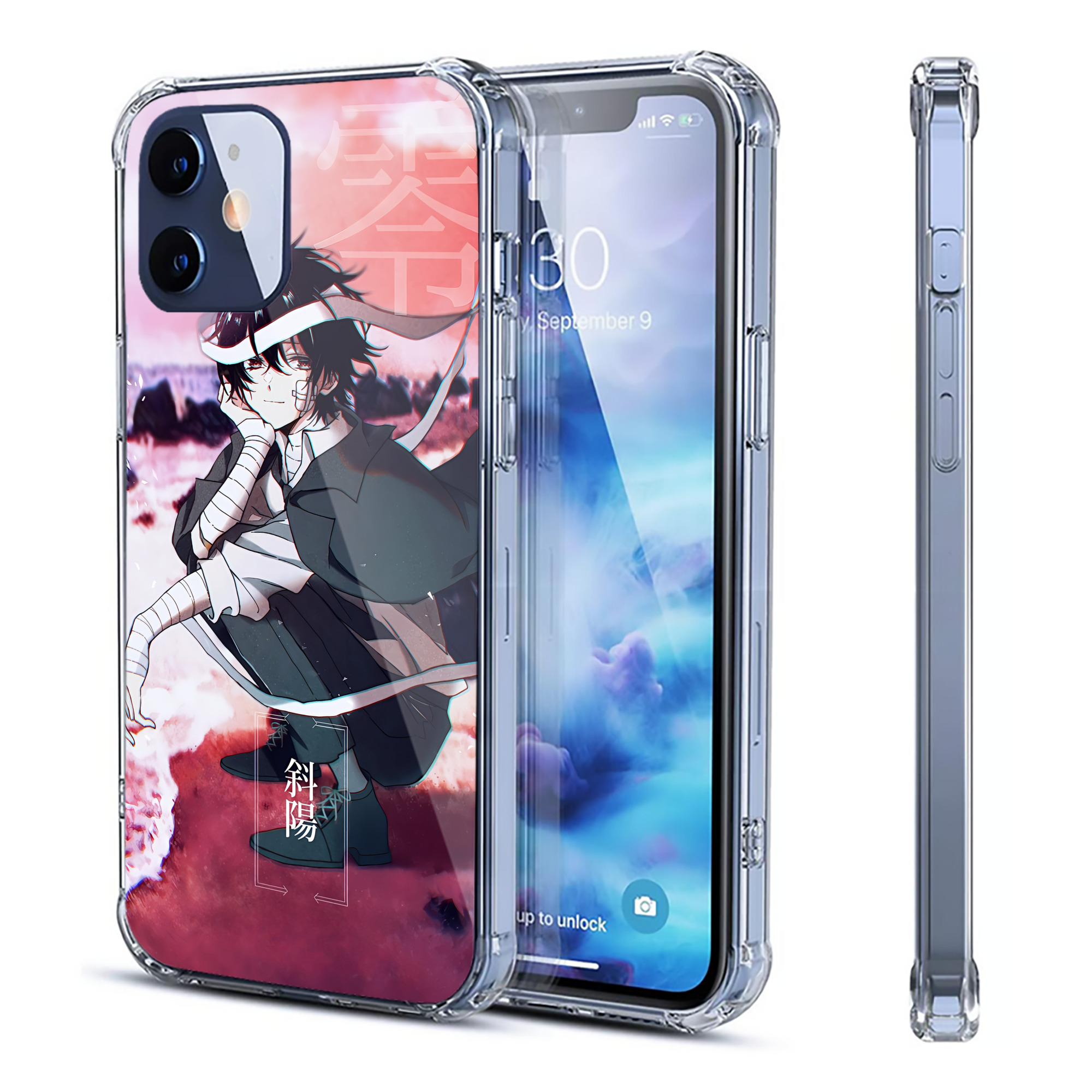 （画像用） 文豪ストレイドッグス Bungo Stray Dogs 【iPhone 12シリーズ対応】透明スマホケース（クリアソフトケース）